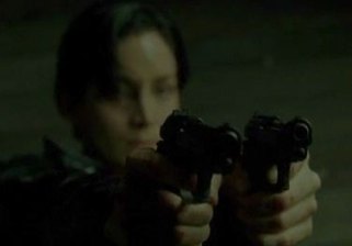 Carrie Ann Moss as 'Trinity' in The Matrix